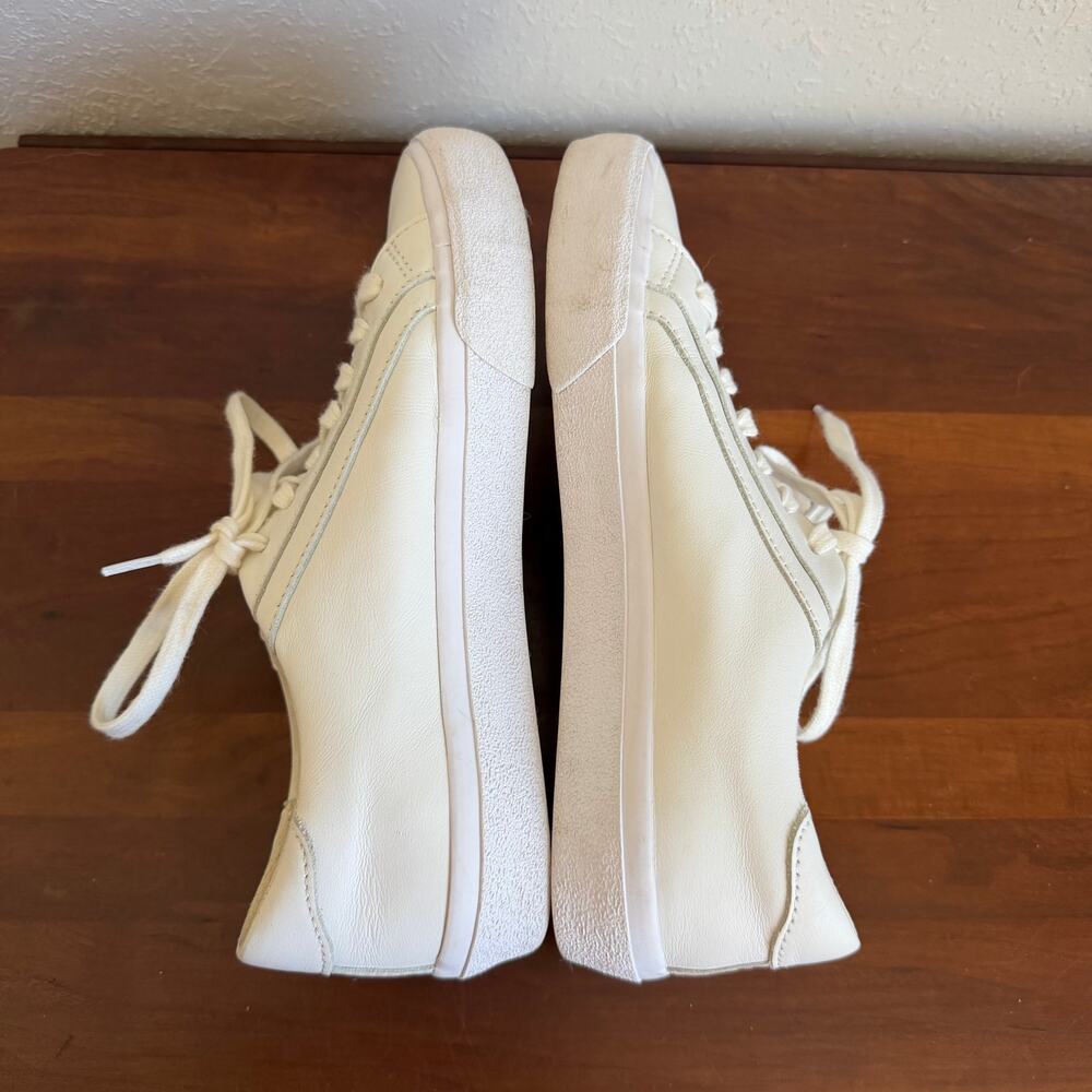 Madewell Sidewalk Low-Top White Leather Lace Up Sneakers Womens 7.5M Classic - Picture 8 of 8